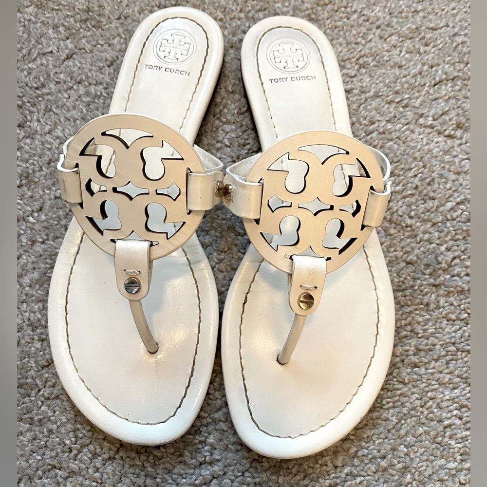 Tory Burch Miller Sandals. Size 8.